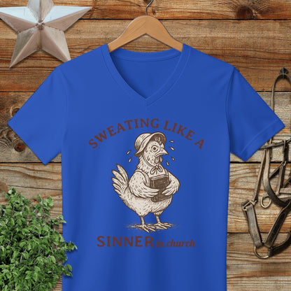 Sinner in Church V-neck