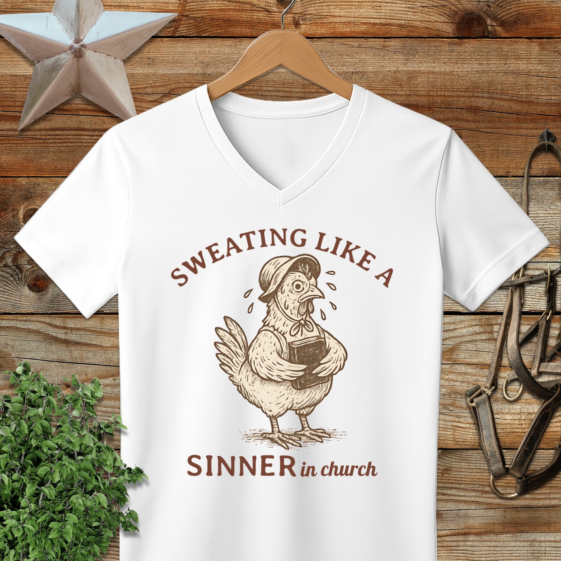 Sinner in Church V-neck