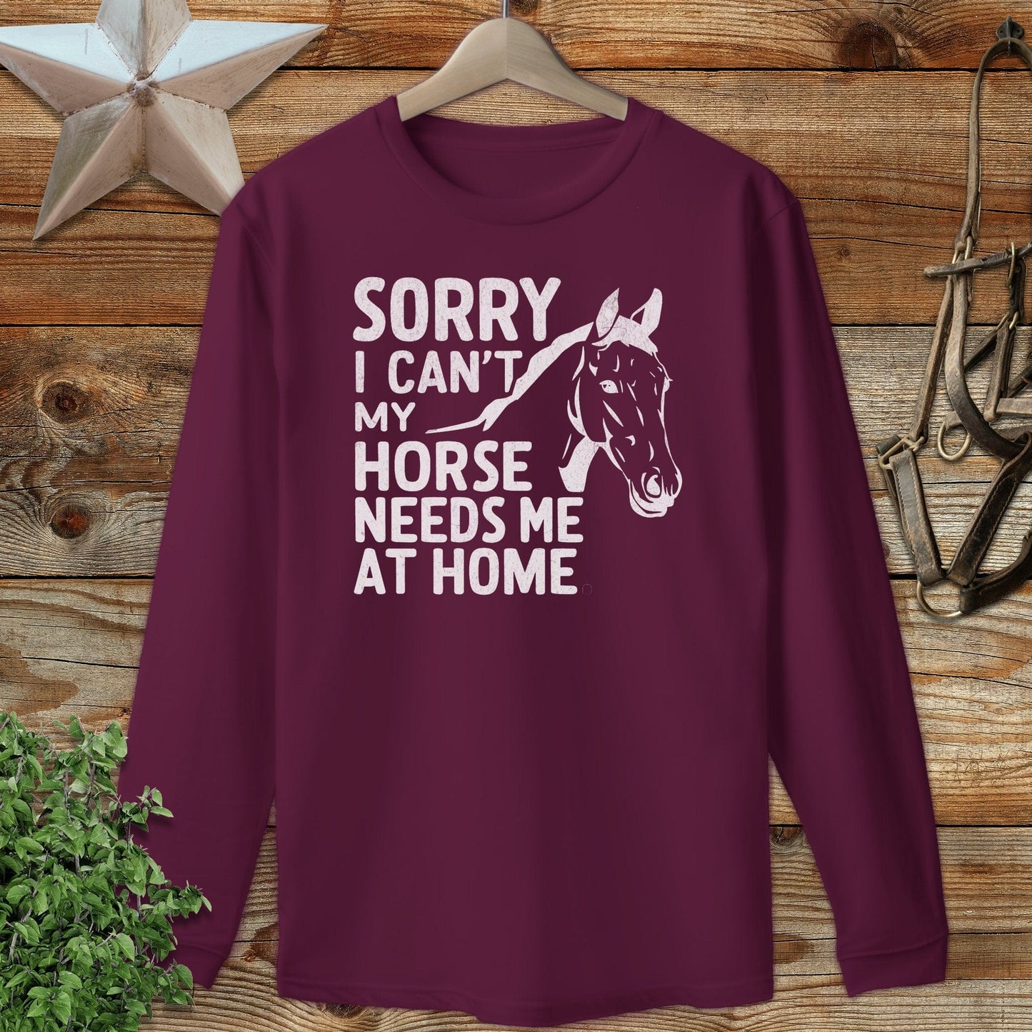 Sorry I Can't Long Sleeve Tee
