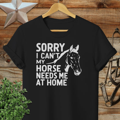 Sorry I Can't T-shirt