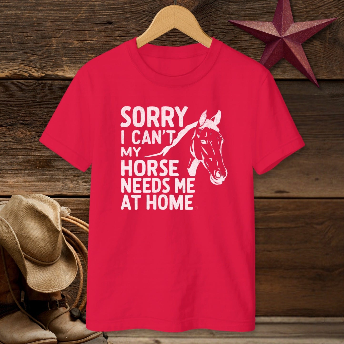 Sorry I Can't T-shirt (Youth)