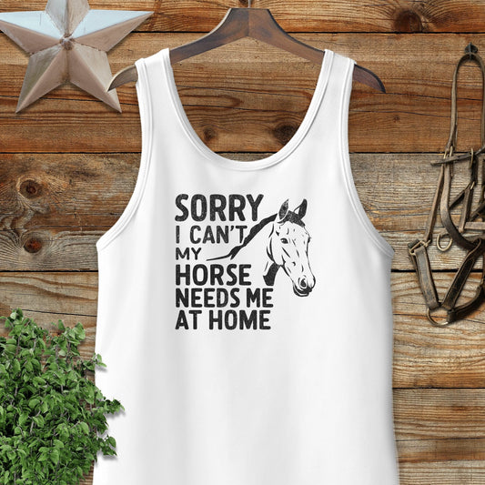 Sorry I Can't Tank Top