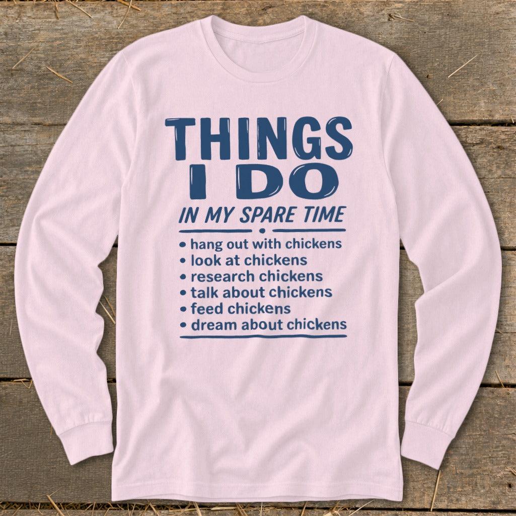 Spare Time Long Sleeve Tee