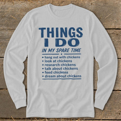Spare Time Long Sleeve Tee