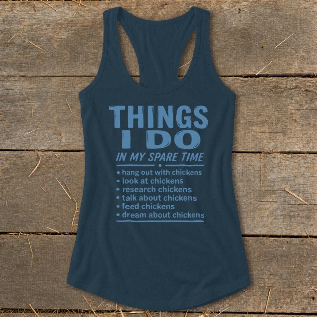 Spare Time Racerback Tank