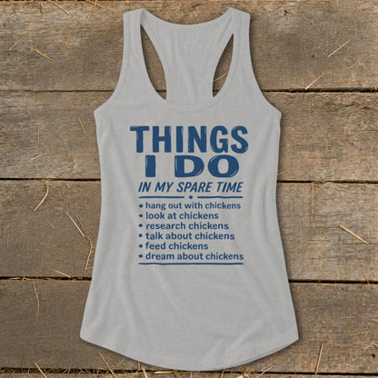 Spare Time Racerback Tank