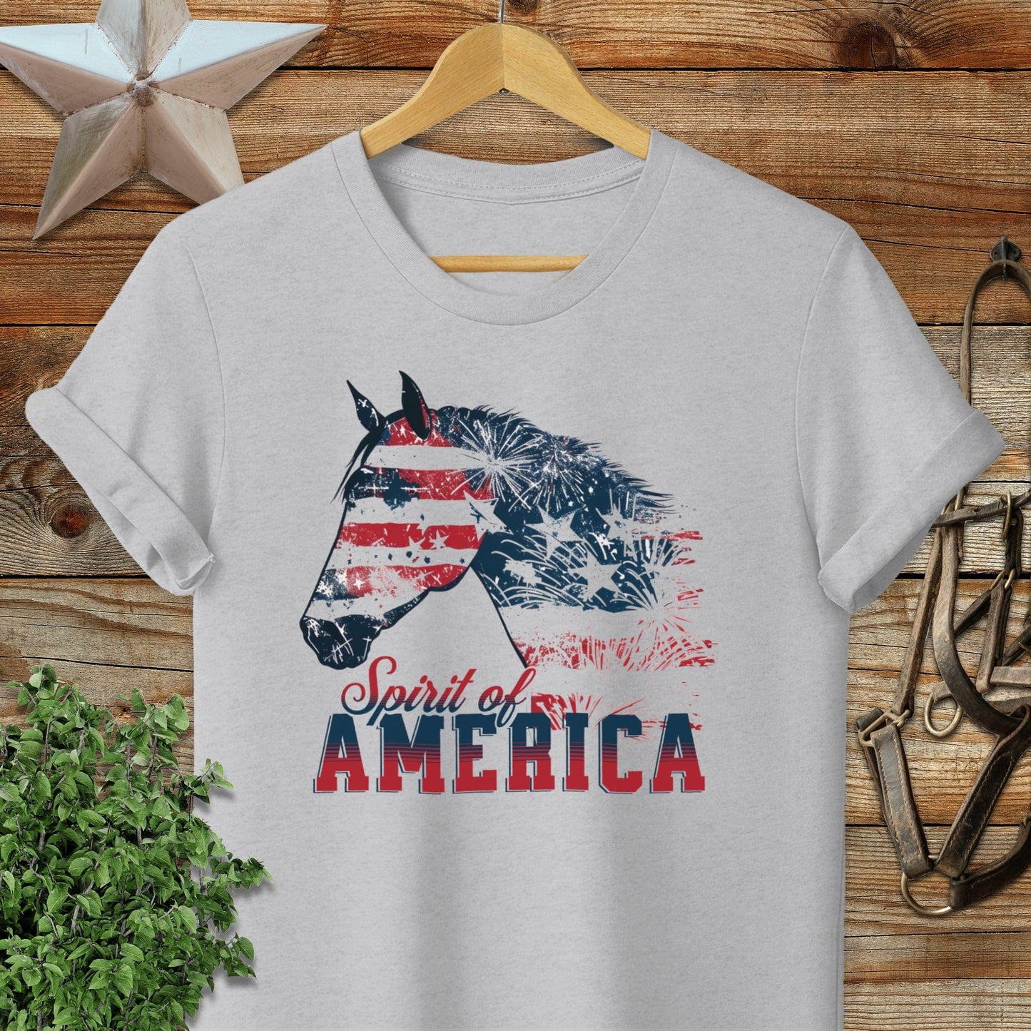 Spirt of America Horse T-shirt
