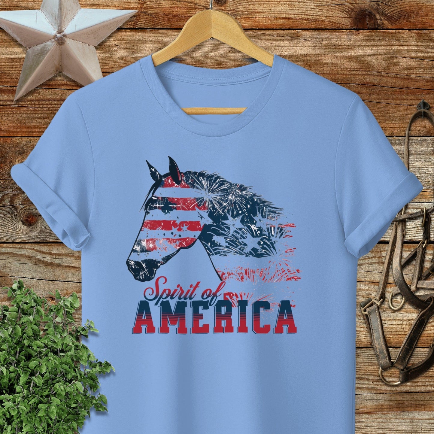 Spirt of America Horse T-shirt