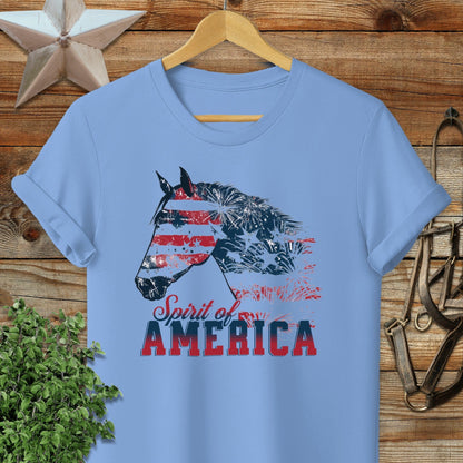 Spirt of America Horse T-shirt