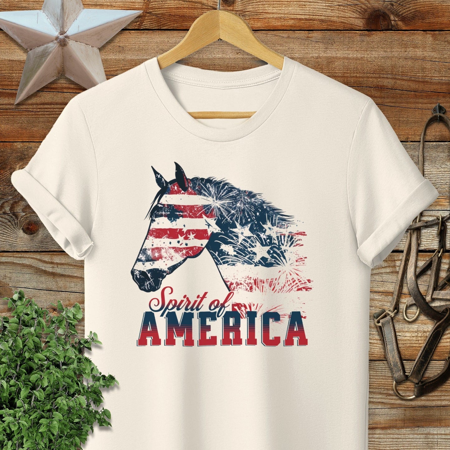 Spirt of America Horse T-shirt