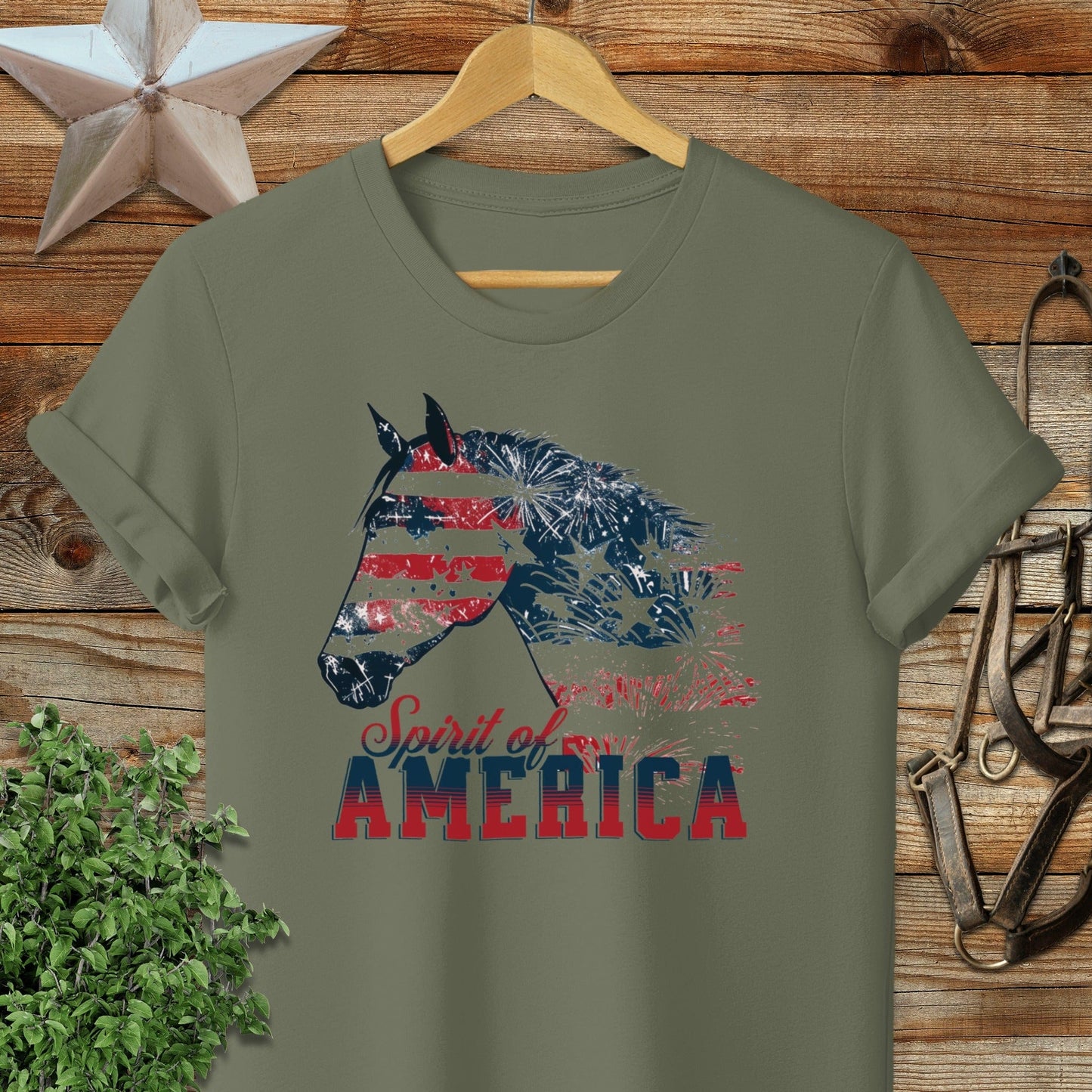 Spirt of America Horse T-shirt