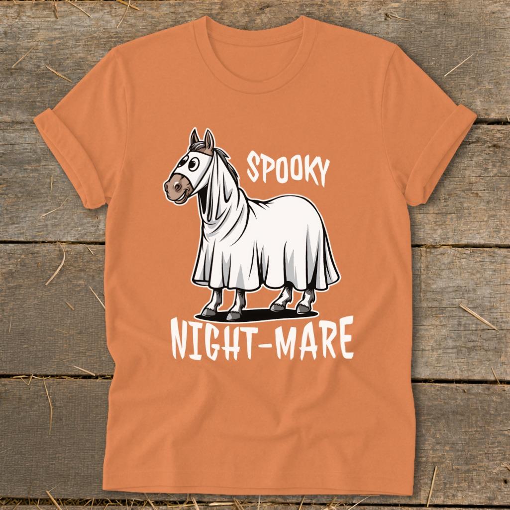Spooky Nightmare Softstyle Tee - Burnt Orange