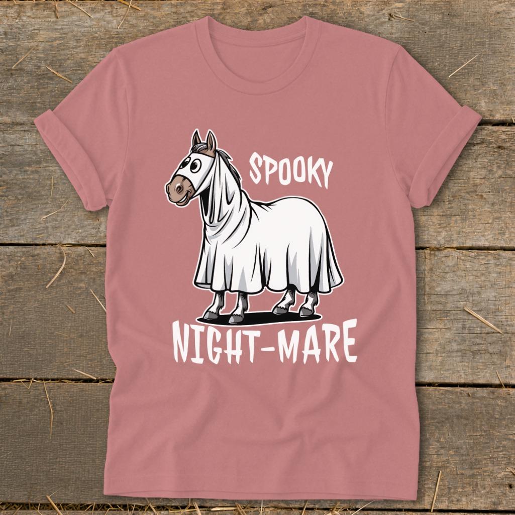 Spooky Nightmare Softstyle Tee - Mauve