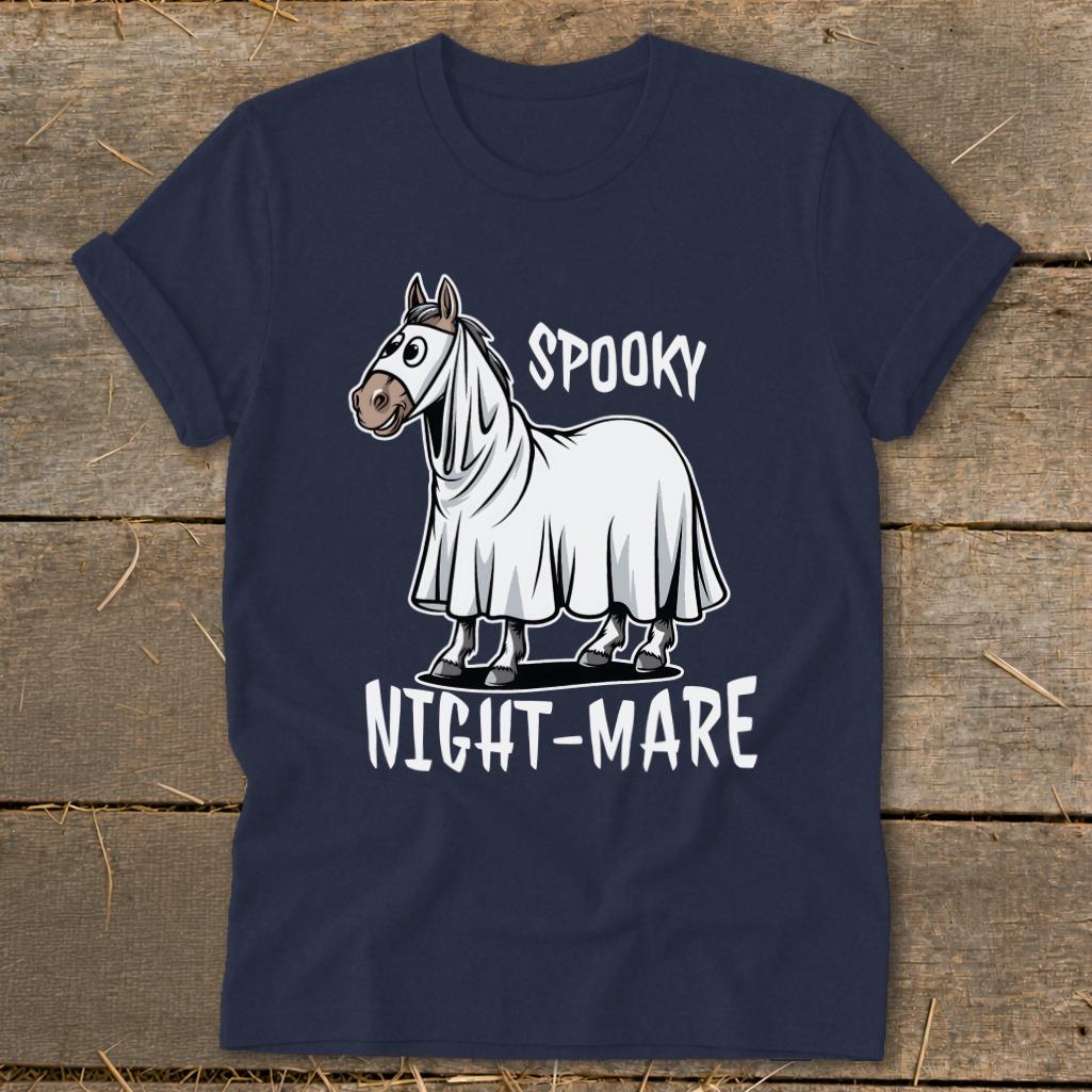 Spooky Nightmare Softstyle Tee - Navy