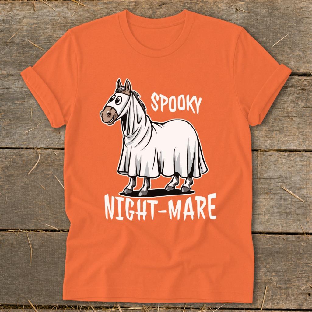 Spooky Nightmare Softstyle Tee - Orange