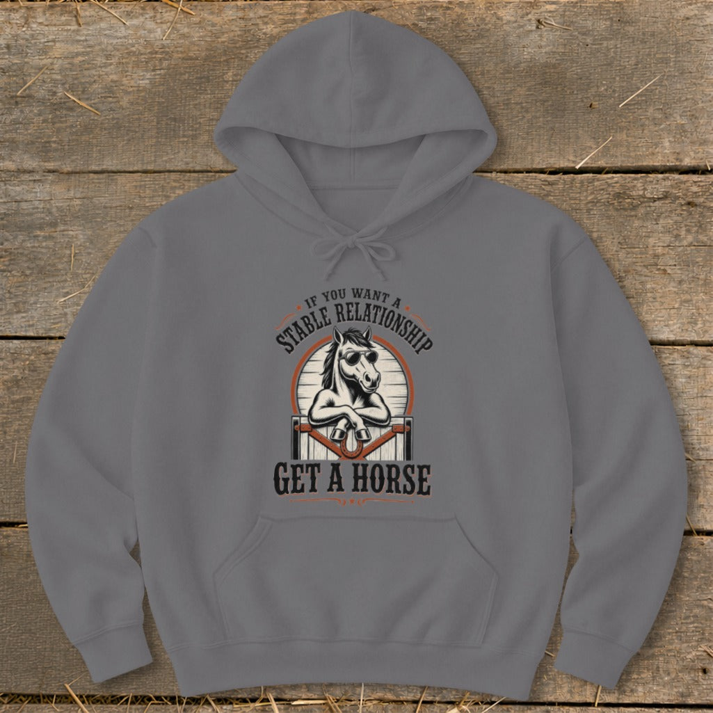 Stable Relationship Hoodie - Charcoal