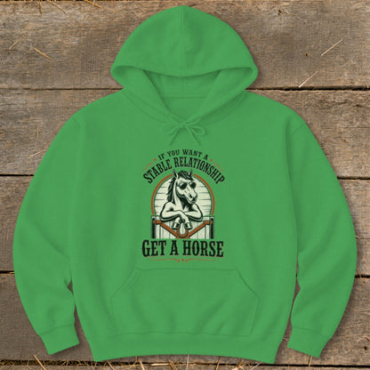 Stable Relationship Hoodie - Irish Green
