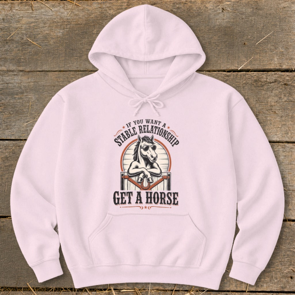 Stable Relationship Hoodie - Light Pink