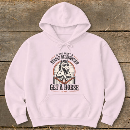 Stable Relationship Hoodie - Light Pink