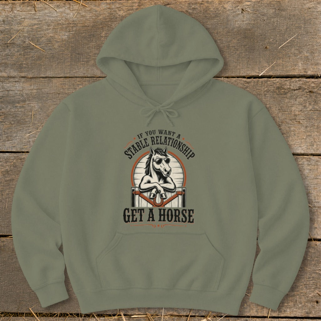 Stable Relationship Hoodie - Military Green
