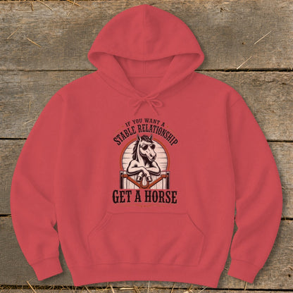 Stable Relationship Hoodie - Red