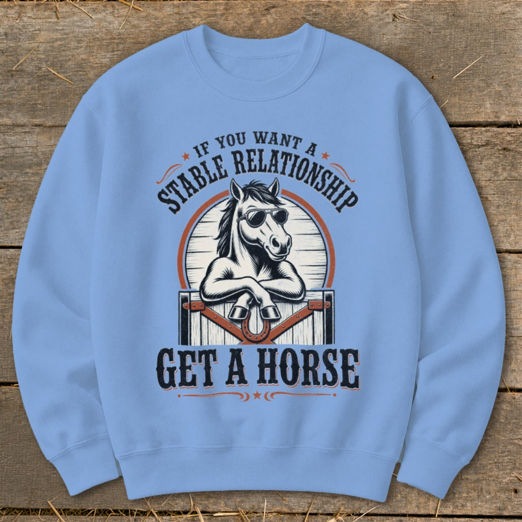 Stable Relationship Sweatshirt - Carolina Blue