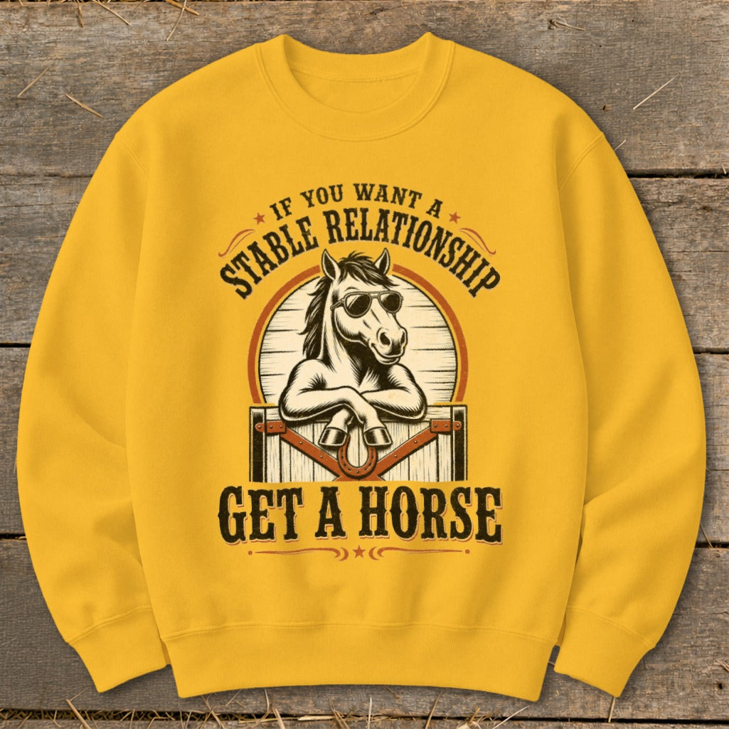 Stable Relationship Sweatshirt - Gold