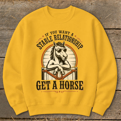 Stable Relationship Sweatshirt - Gold