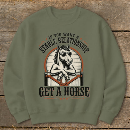 Stable Relationship Sweatshirt - Military Green
