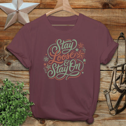 Stay Loose & Stay On Softstyle Tee