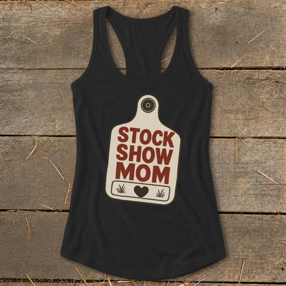 Stock Show Mom Racerback Tank
