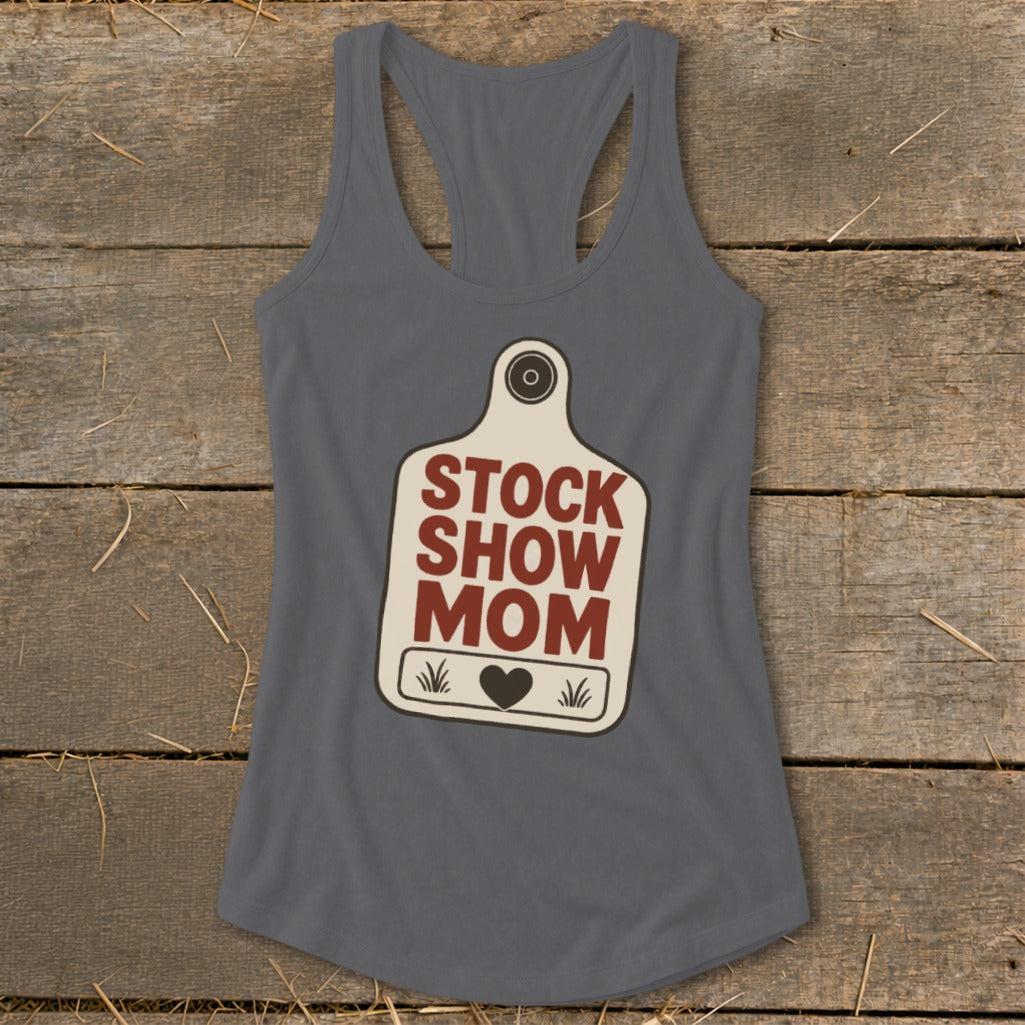 Stock Show Mom Racerback Tank