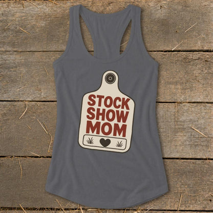 Stock Show Mom Racerback Tank