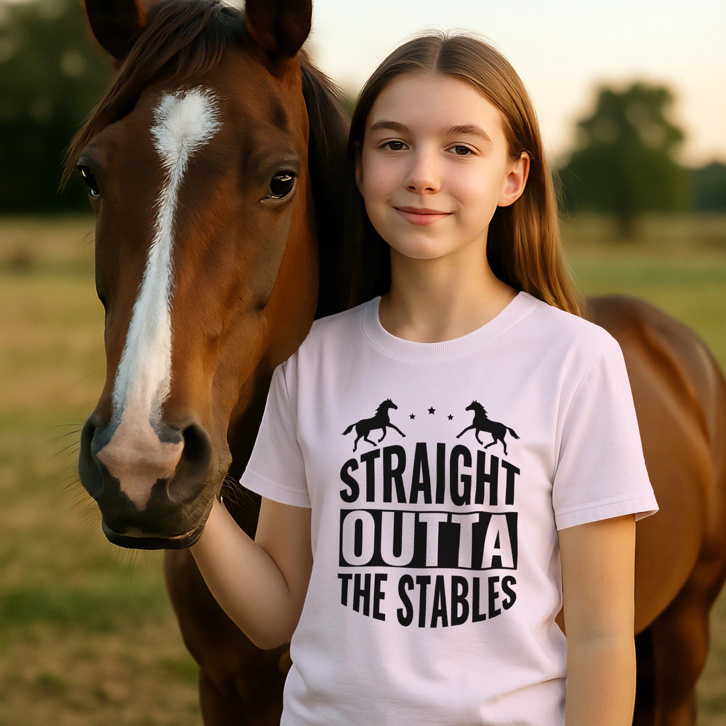 Straight Outta The Stables T-shirt (Youth)