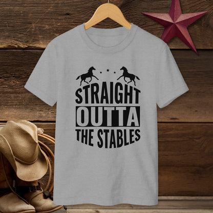 Straight Outta The Stables T-shirt (Youth)
