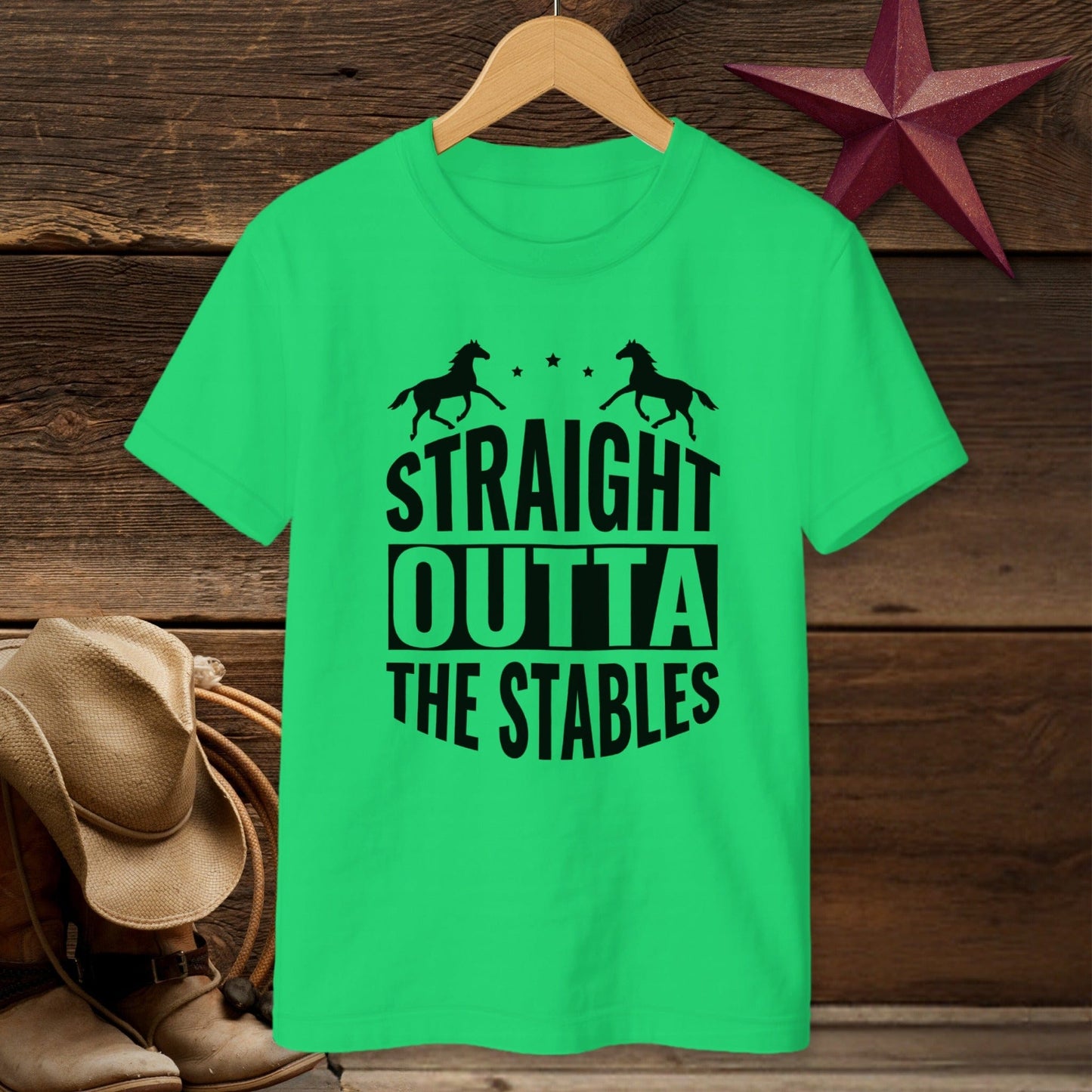 Straight Outta The Stables T-shirt (Youth)