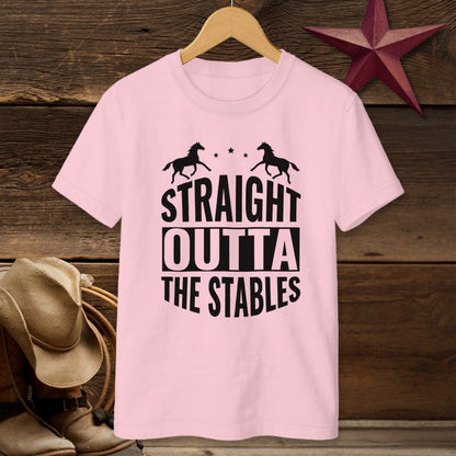 Straight Outta The Stables T-shirt (Youth)