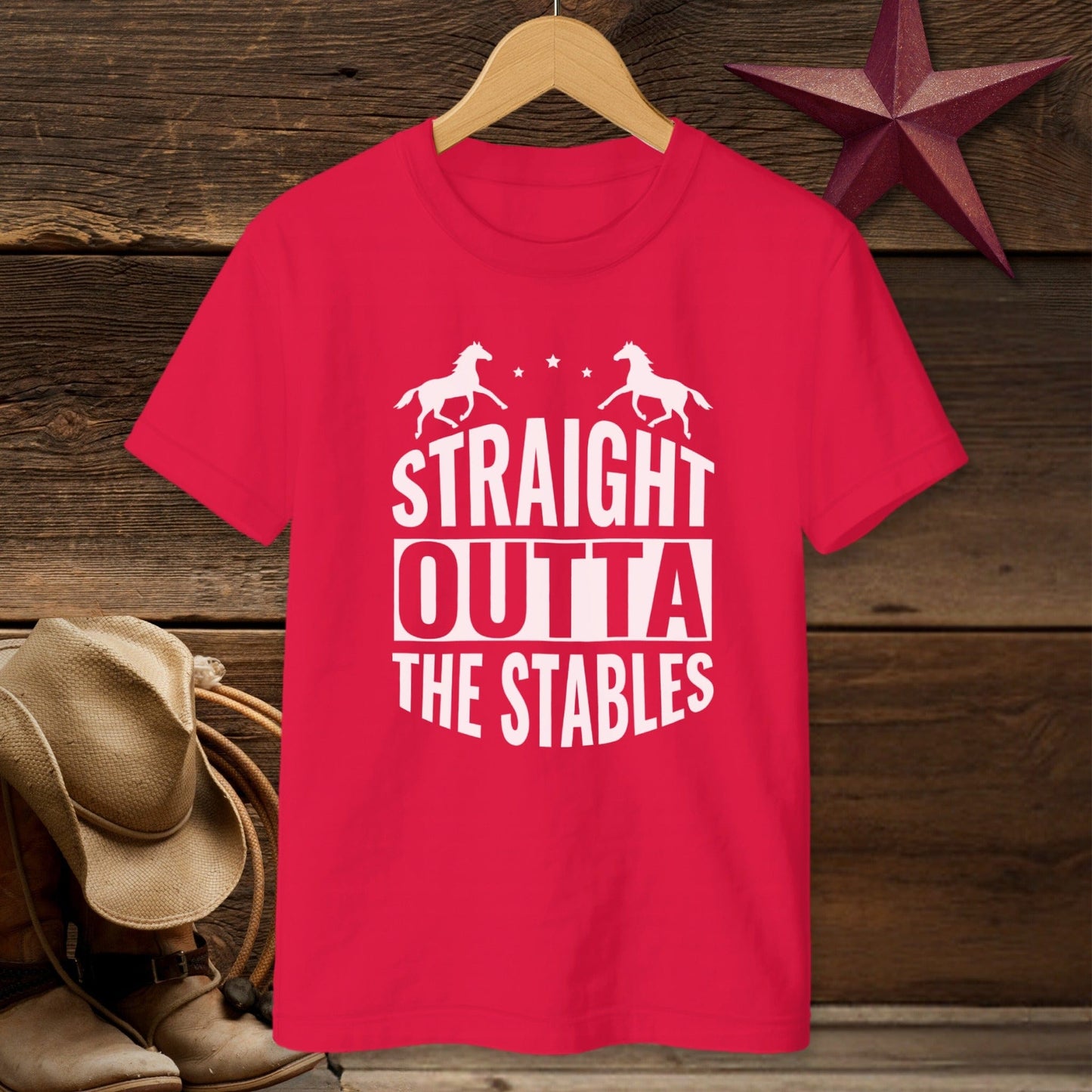Straight Outta The Stables T-shirt (Youth)