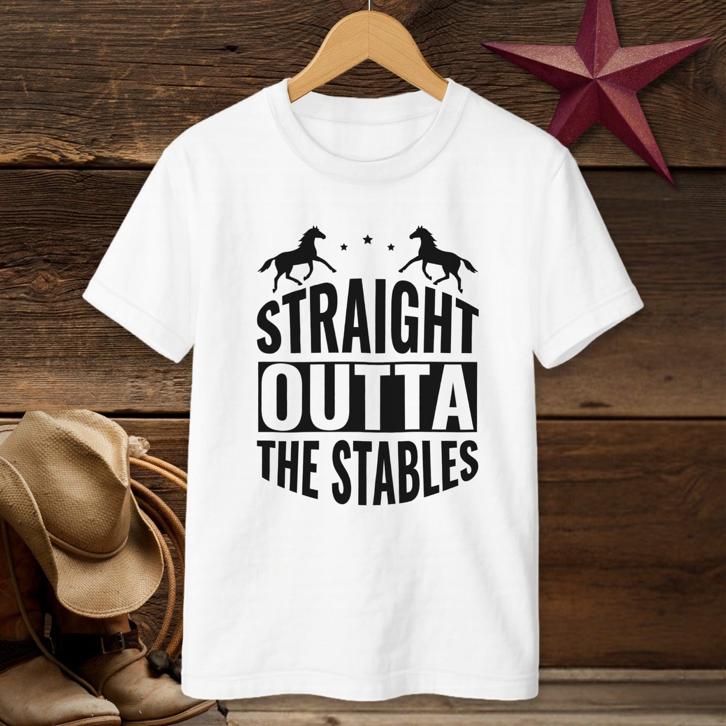 Straight Outta The Stables T-shirt (Youth)