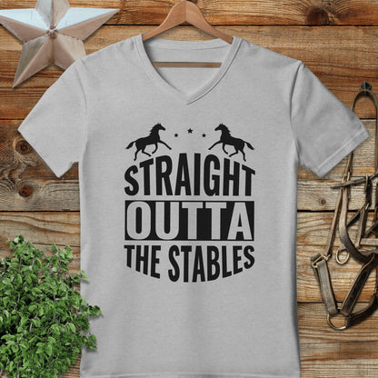 Straight Outta The Stables V-neck