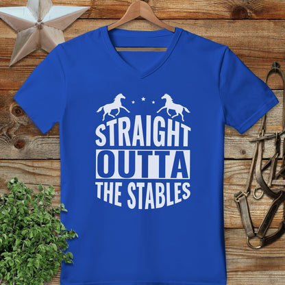 Straight Outta The Stables V-neck