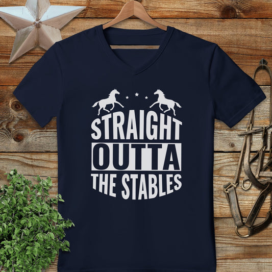 Straight Outta The Stables V-neck