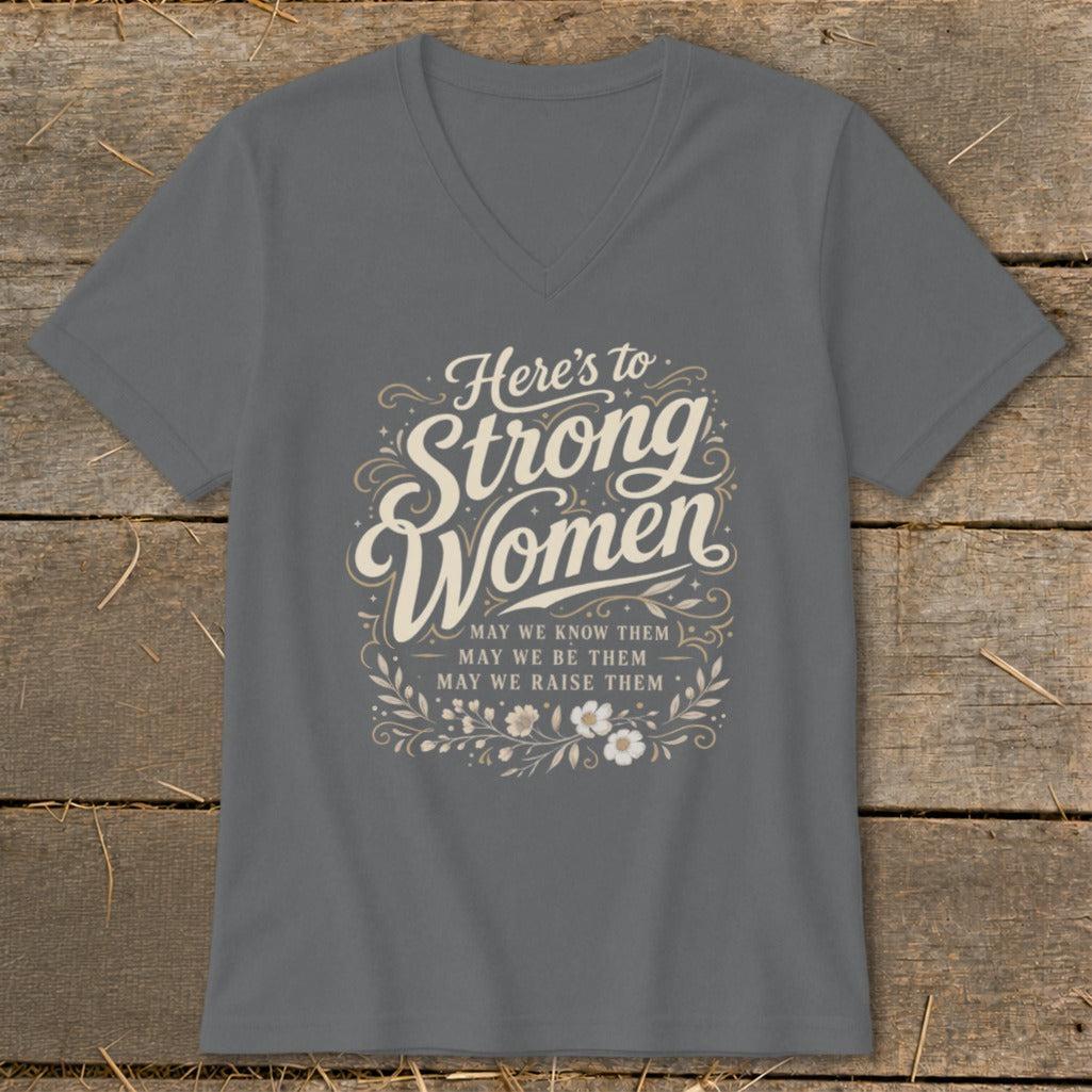 Strong Women V-neck