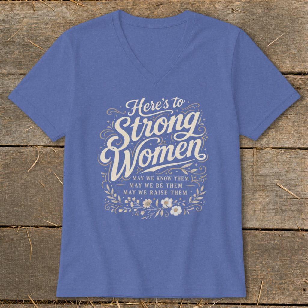 Strong Women V-neck