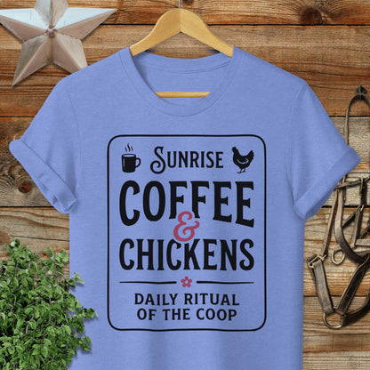 Sunrise Coffee & Chickens T-Shirt