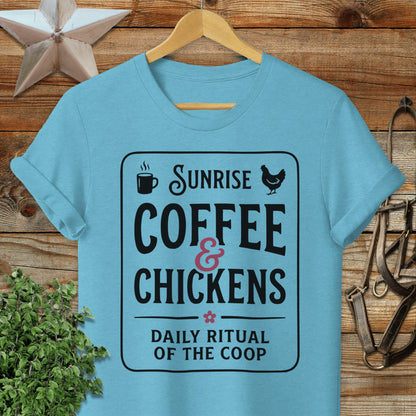 Sunrise Coffee & Chickens T-Shirt