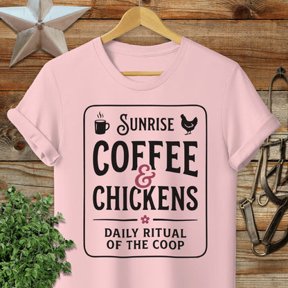 Sunrise Coffee & Chickens T-Shirt