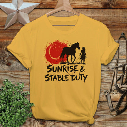Sunrise & Stable Duty Softstyle Tee