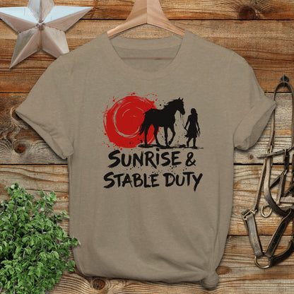 Sunrise & Stable Duty Softstyle Tee
