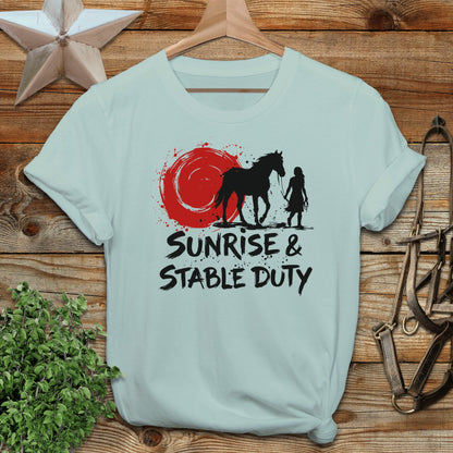 Sunrise & Stable Duty Softstyle Tee